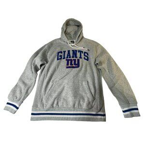 Starter New York Giants Vintage Pullover Hoodie, Heather Gray, Men's Medium